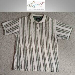 Greg Norman Collection Golf  shirt men's size  Large Silver Creek Country Club